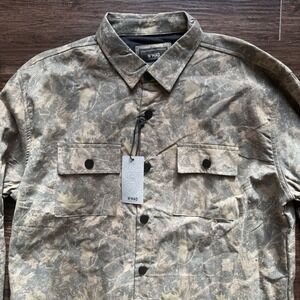 NWT Men's XL 100% Cotton Hunting Camo Button Down Long Sleeve